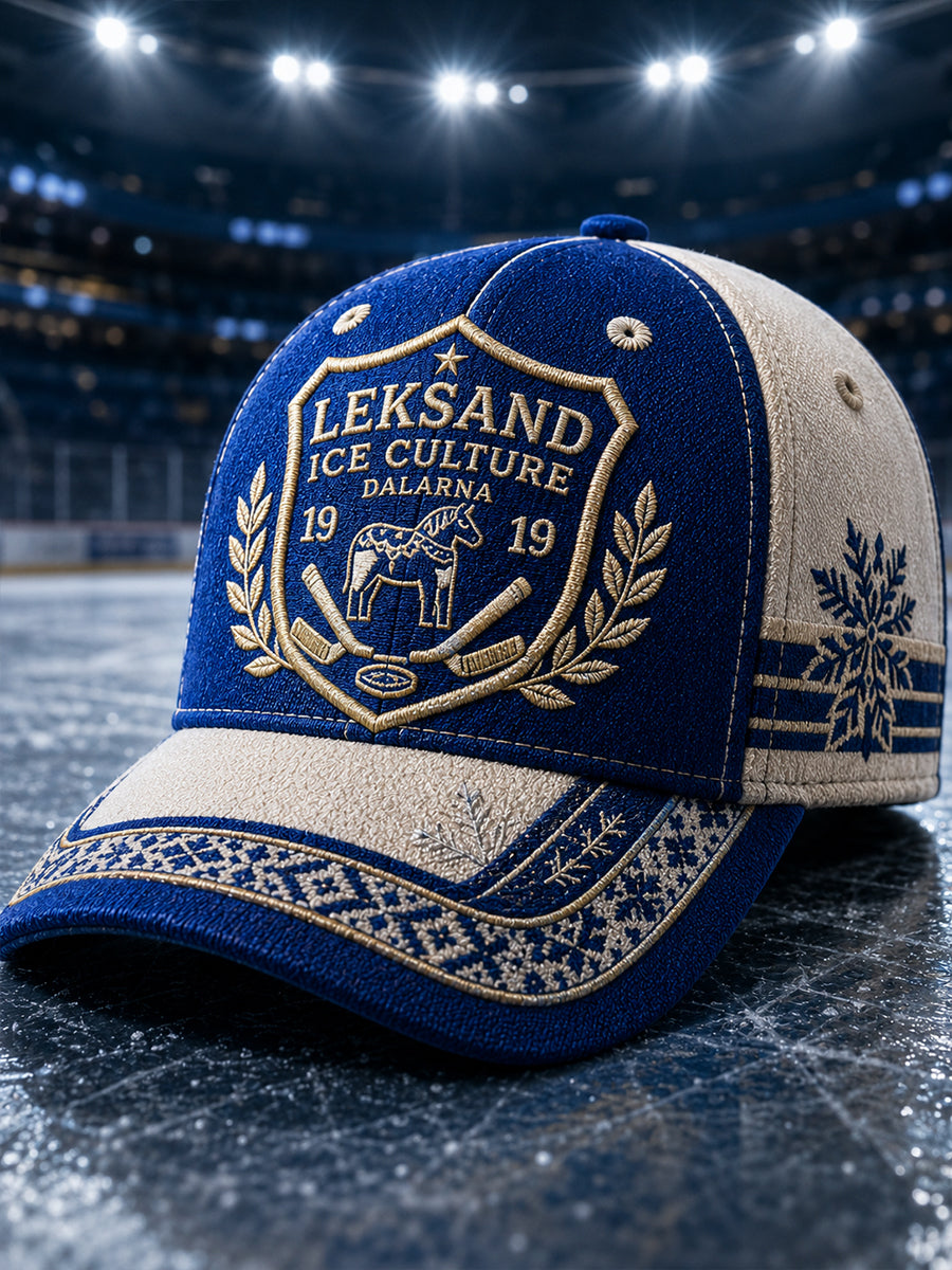 Unisex Svensk Ishockey Leksands IF Fans Älskare Mössa
