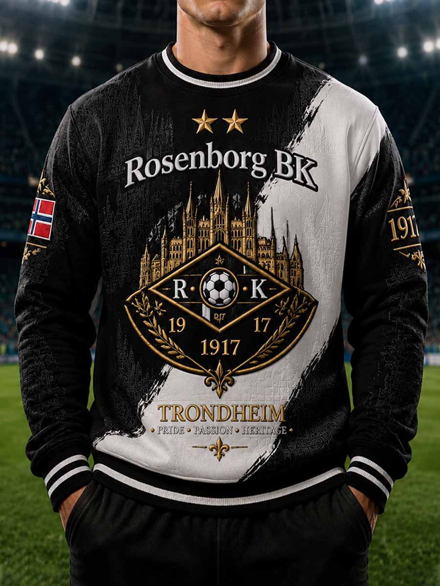 Herrtröja i retrostil från RBK med fotbollsmotiv