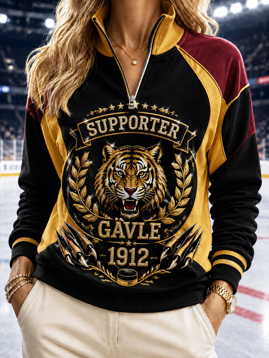 Brynäs Golden Clover Heritage Kvinnors Hockey Sweatshirt