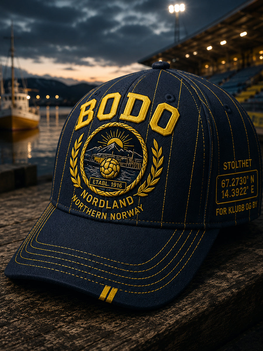 Unisex norsk fotboll Bodø/Glimt fans älskare mössa