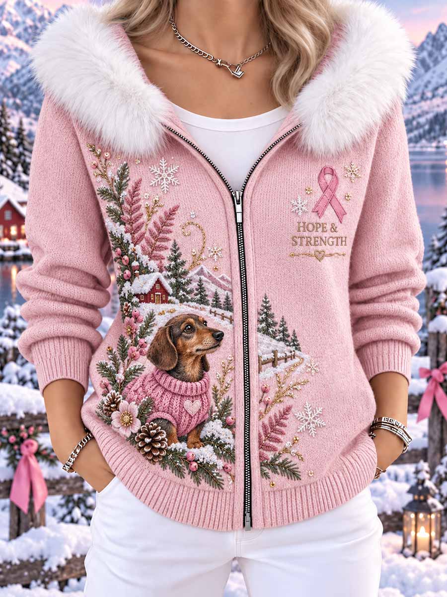 Kvinner vinter Havhund lysere mønster Skriv ut sweater frakt
