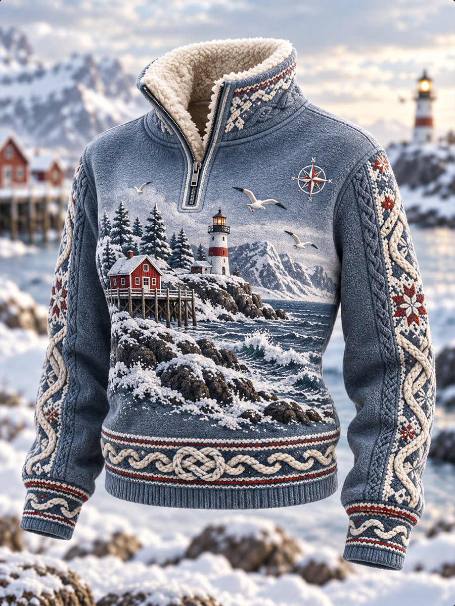 Kvinnors Nordiska Vinter Heritage Fur Collar Topp