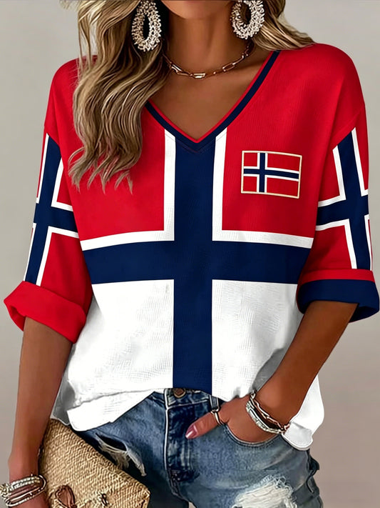 Damer fotbollsmatch cheerleading konsttryck t-shirt