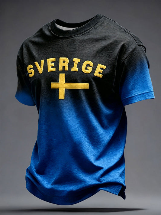 Herregenser med svensk patriotisk trykk