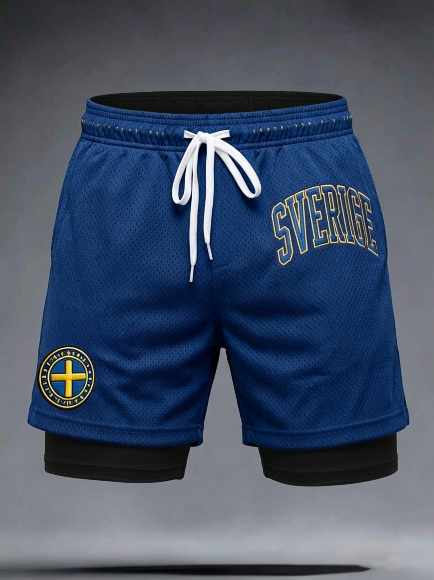 Herrkläder retro svensk fotboll lediga korta byxor