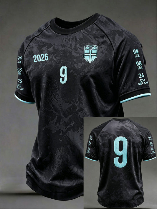 Herrefotball-T-skjorter fra Norge