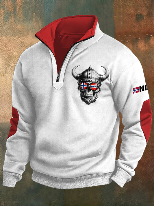 Menneskens norske fingeravtrykk av zipper lang ermet sportsverger.