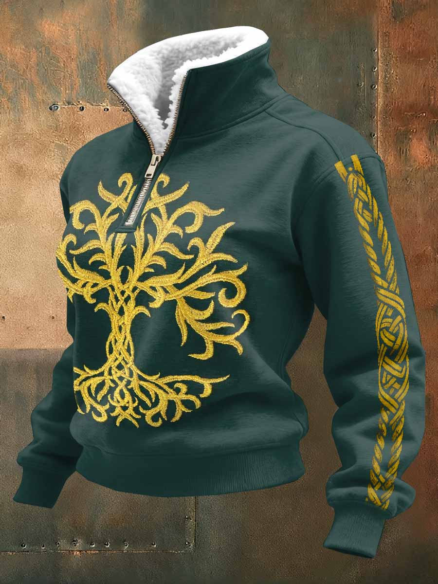 Kvinnor Vintage vikinge treet i livet prøve en uforstandig gensere