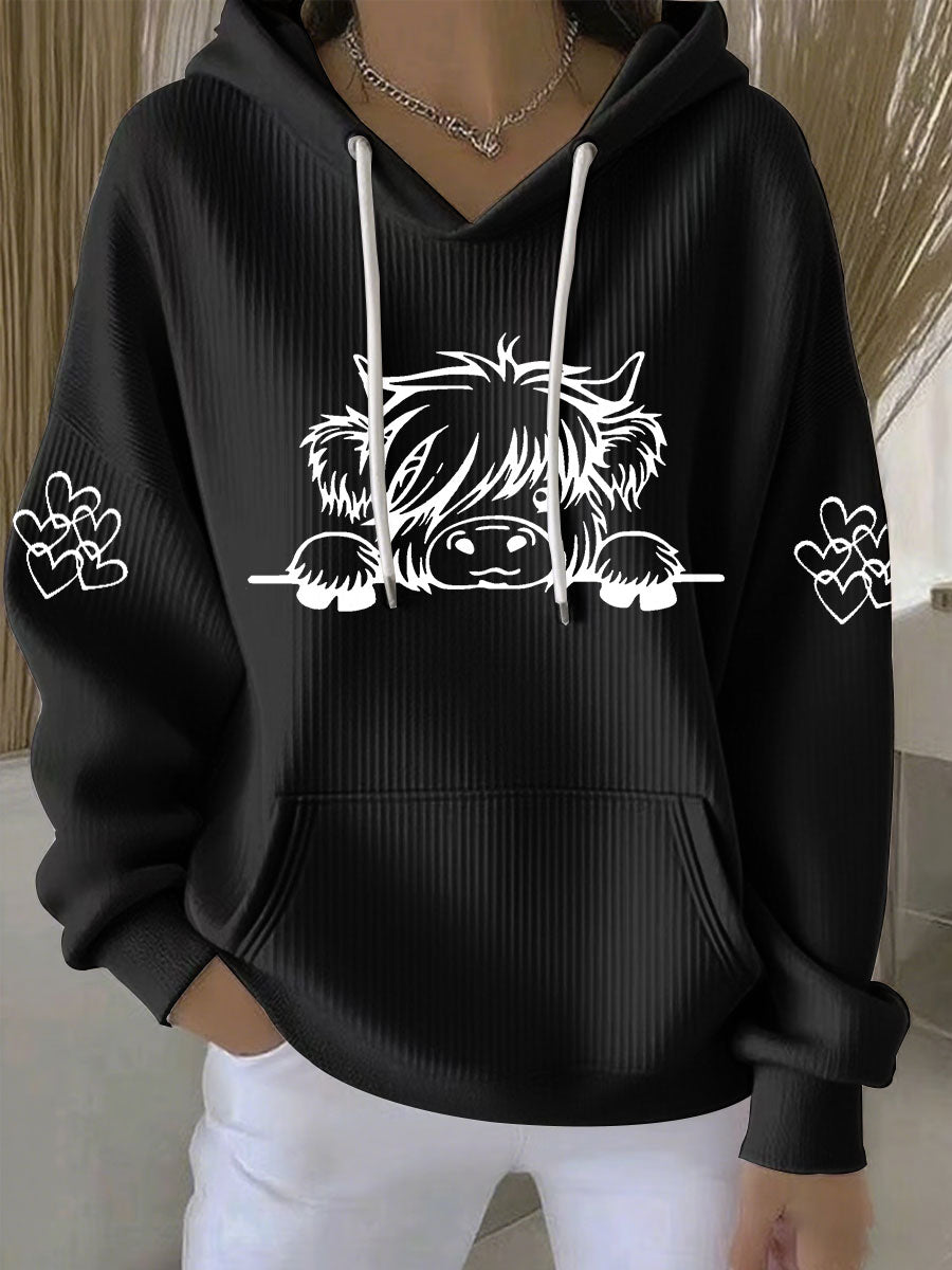 Kvinner i høyland Ku trykk på vanskelig hete