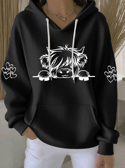 Kvinner i høyland Ku trykk på vanskelig hete