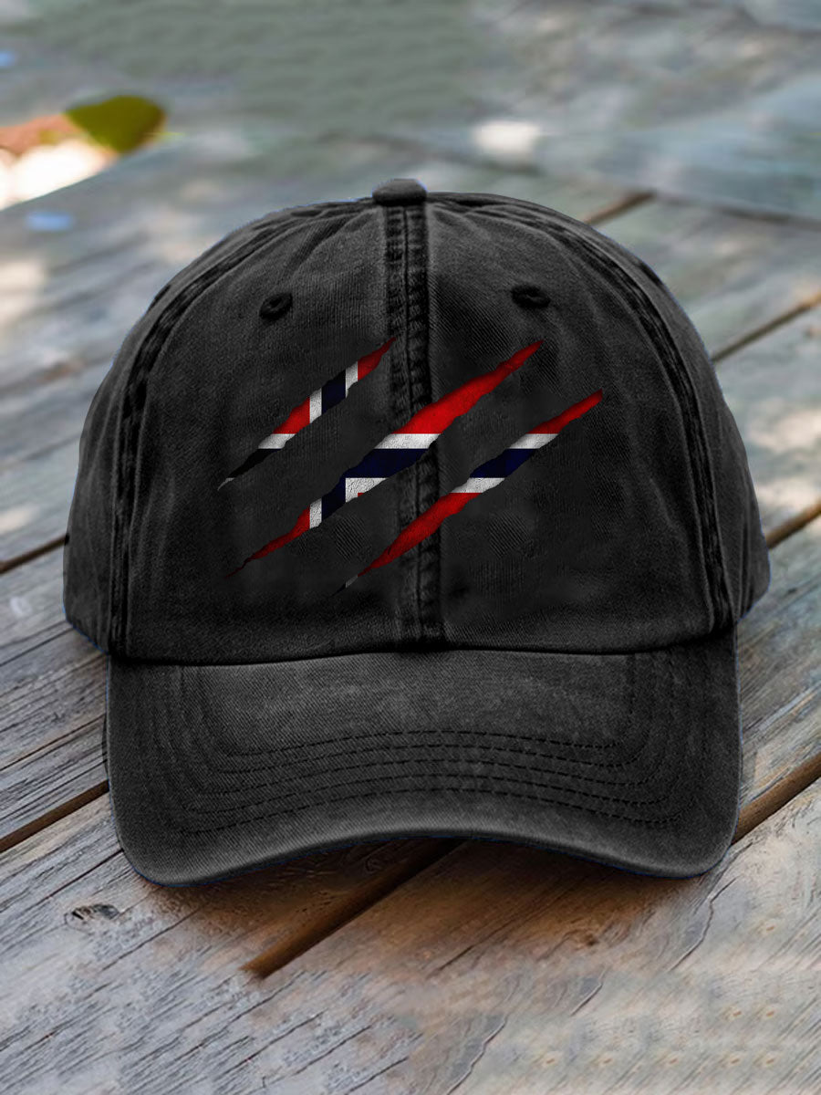 Unisex Norge flagg utskriftshatt