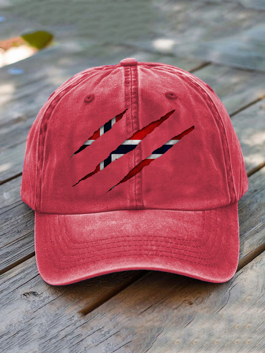 Unisex Norge flagg utskriftshatt