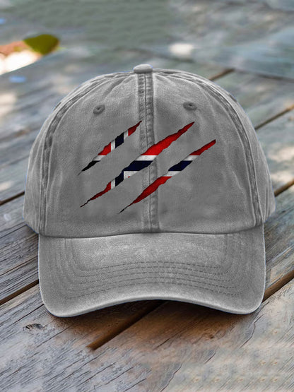 Unisex Norge flagg utskriftshatt