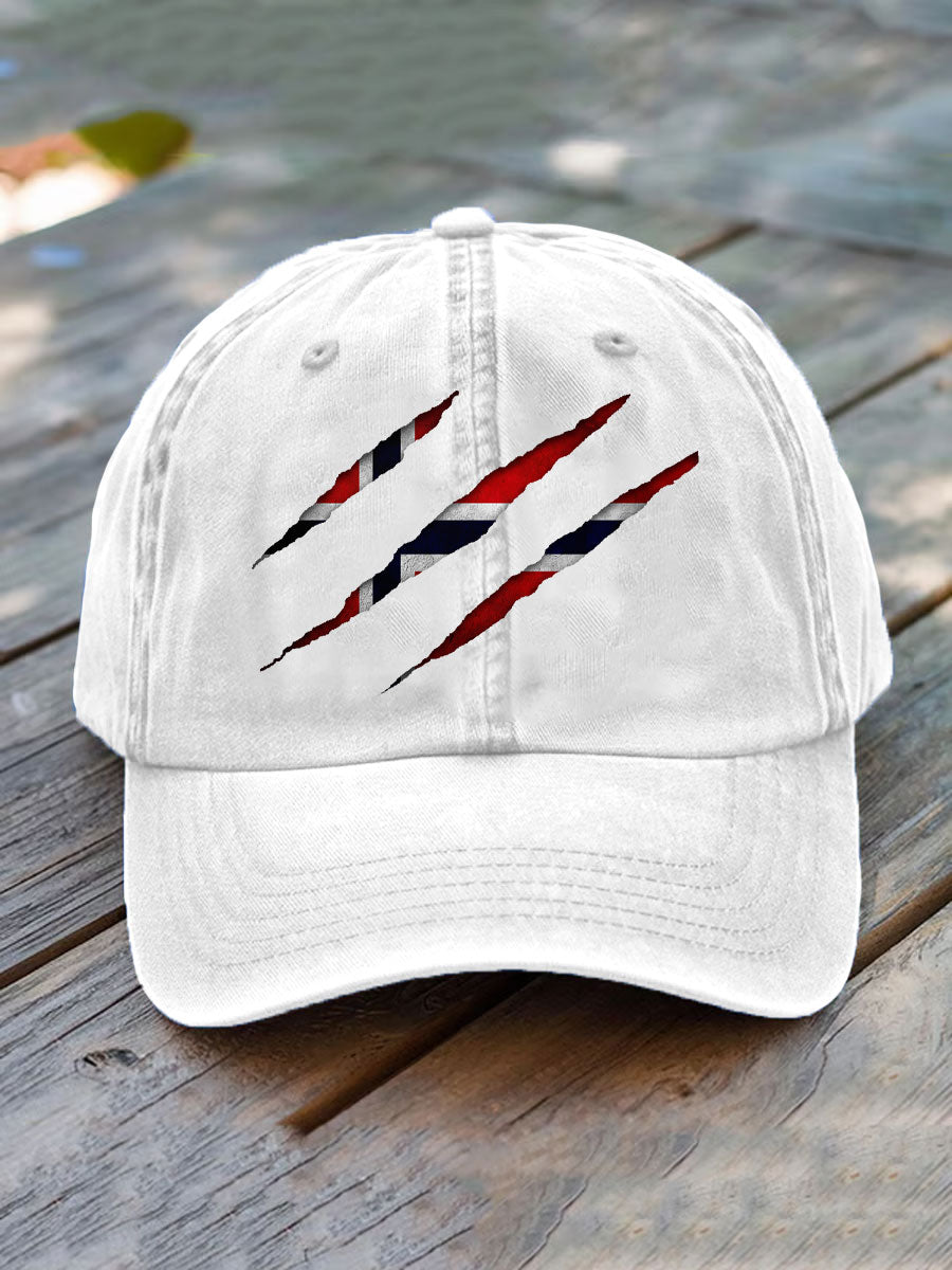 Unisex Norge flagg utskriftshatt