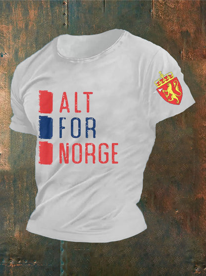 Alt for Norge trykt T-skjort