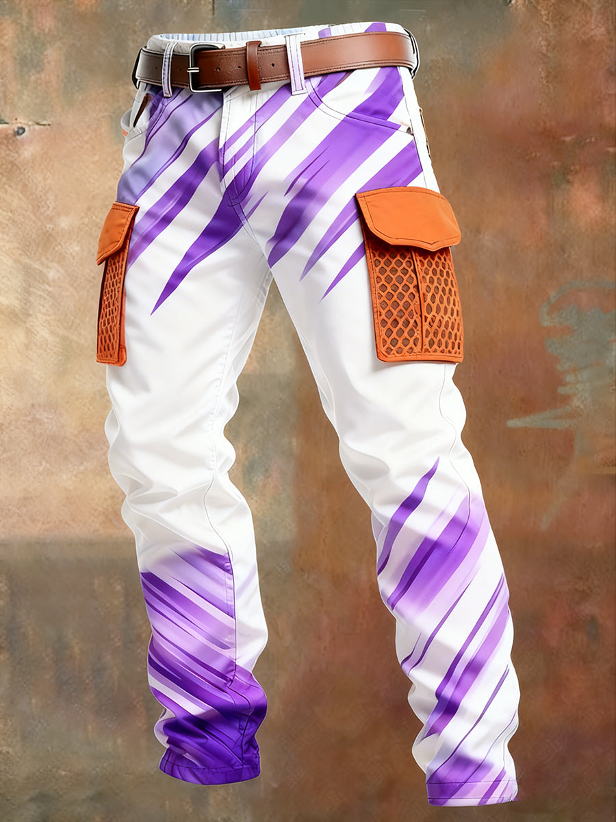 Menns retro forretningsstil tilfeldige arbeidsbukser