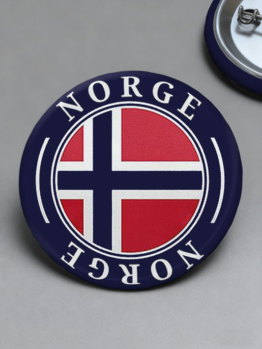 Norges fotballkjærester trykte nåler