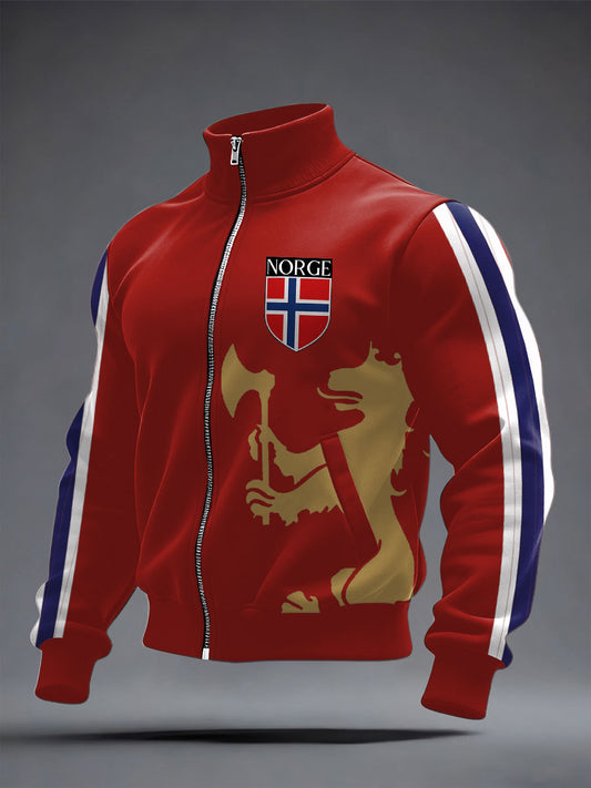 Unisex fotball - Norge trykt frakk