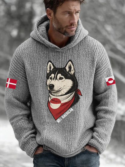 Menns grønland Hoodie