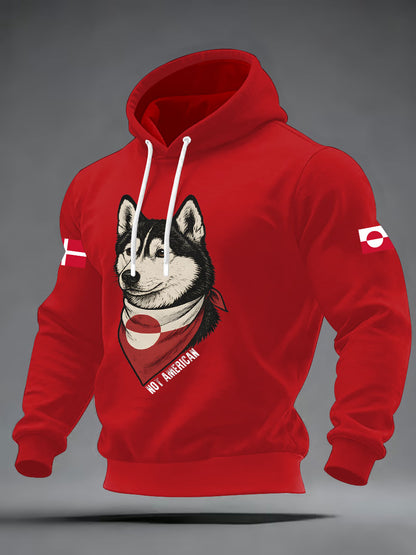 Menns grønland Hoodie