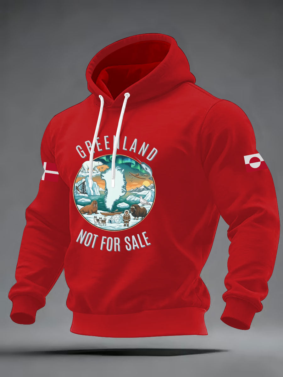 Grønland Hoodie for menn