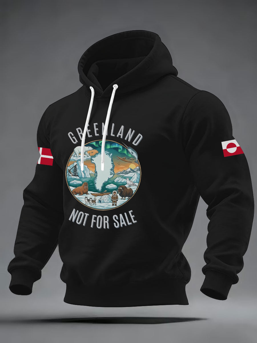 Grønland Hoodie for menn