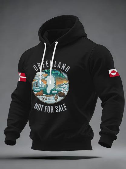 Grønland Hoodie for menn