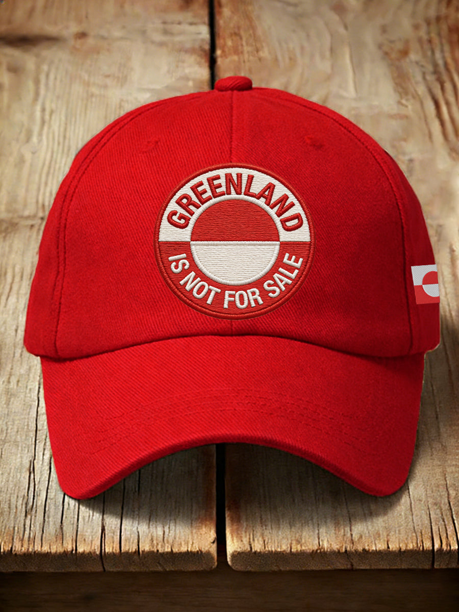 Unisex Greenland er ikke til salgs broderhatt
