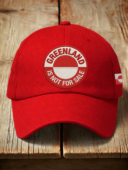 Unisex Greenland er ikke til salgs broderhatt