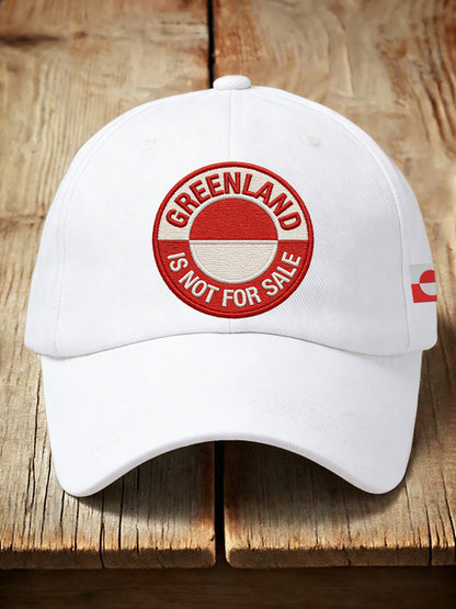 Unisex Greenland er ikke til salgs broderhatt