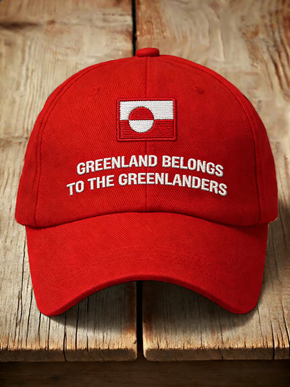 Unisex Grønland tilhører grønlandske broderhatt