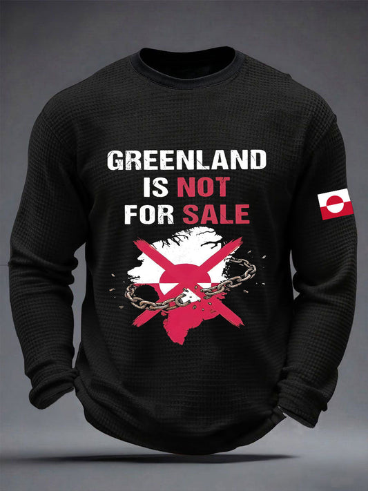 Menns Grønland er ikke til salgs vaffeltrykk