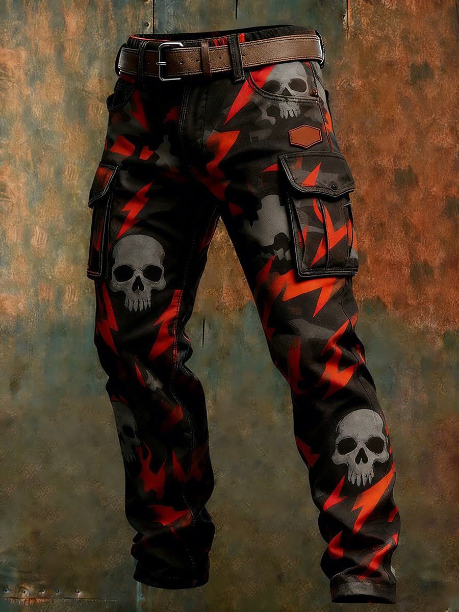 Menns retro forretningsstil tilfeldige arbeidsbukser