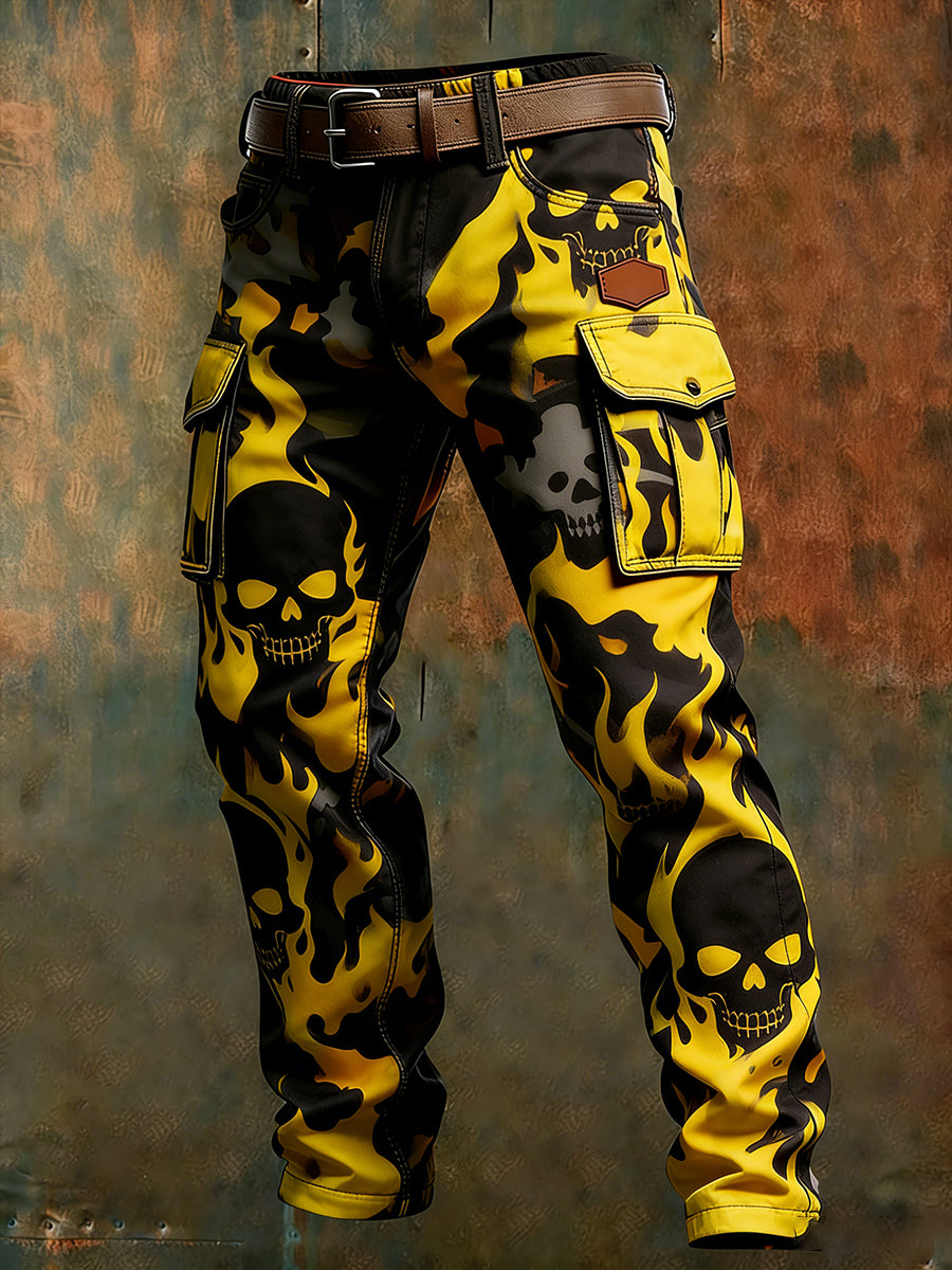 Menns retro forretningsstil tilfeldige arbeidsbukser