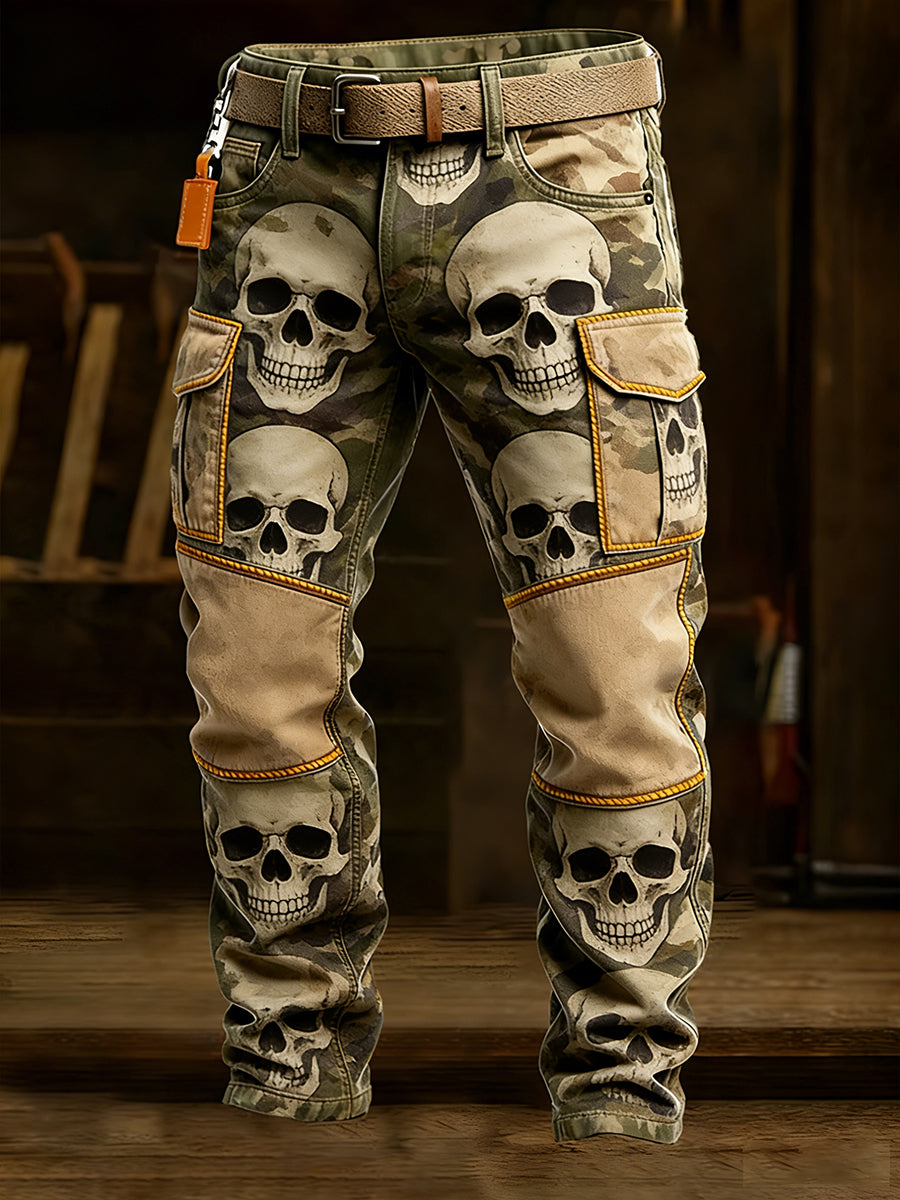 Mäns Retro Business Style Casual Work Byxor