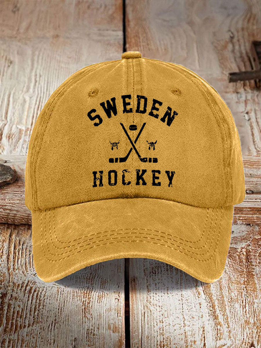 Svensk Ishockey tryckt Casual Unisex Caps