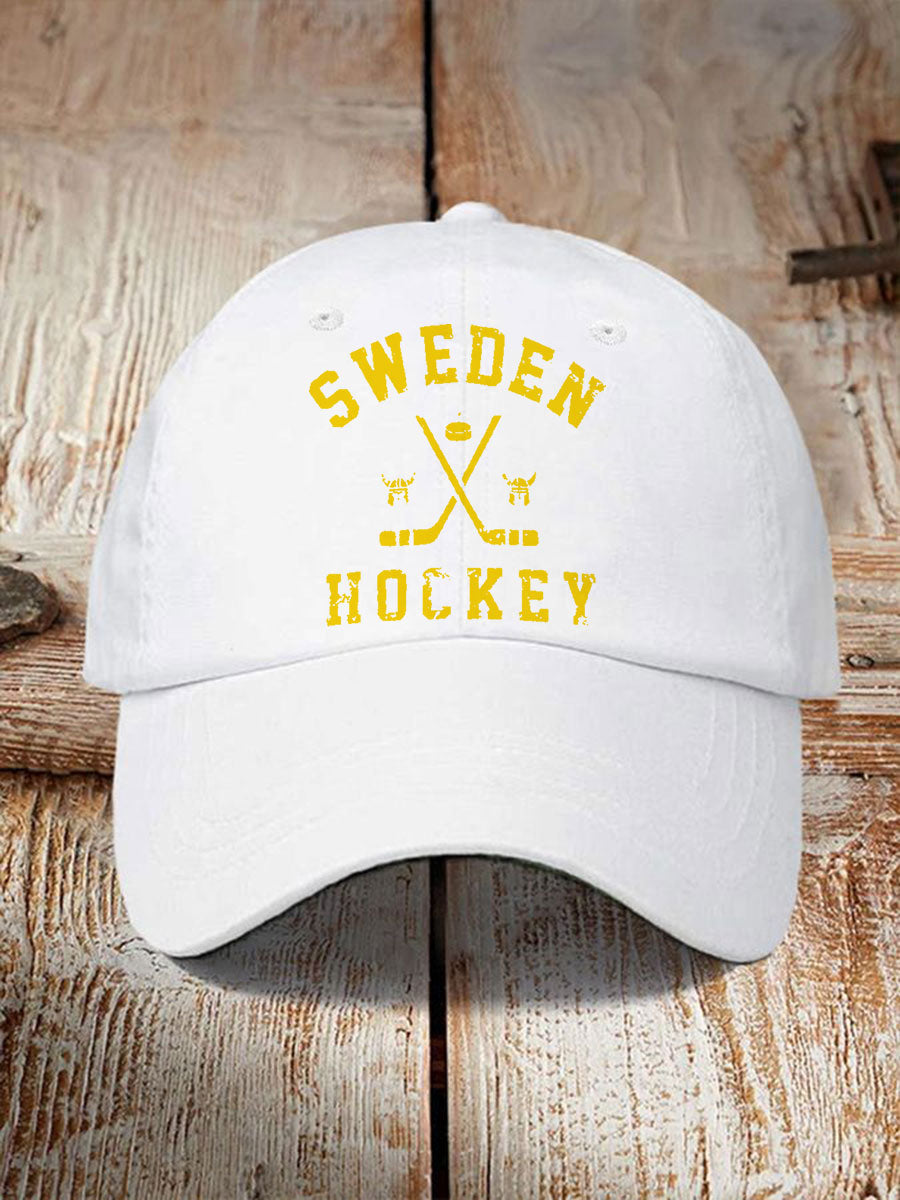 Svensk Ishockey tryckt Casual Unisex Caps