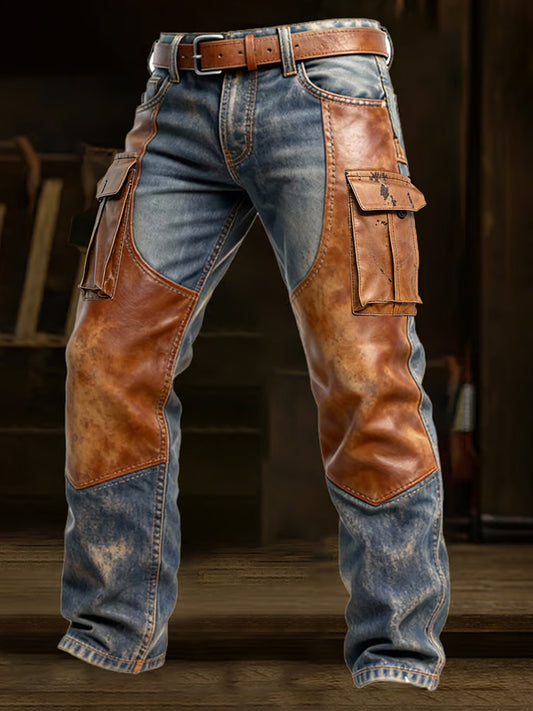 Mäns Retro Business Style Casual Work Byxor