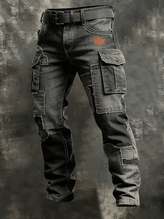 Mäns Retro Business Style Casual Work Byxor