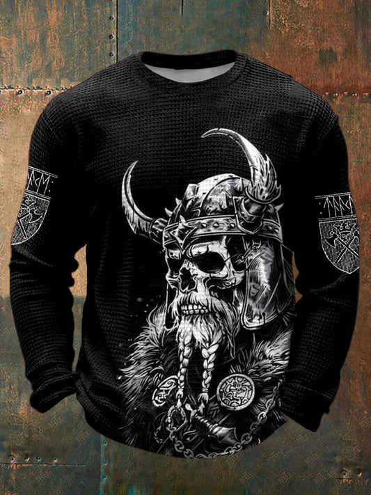 Mäns Death Metal konst musik älskare tryckta våffle topp