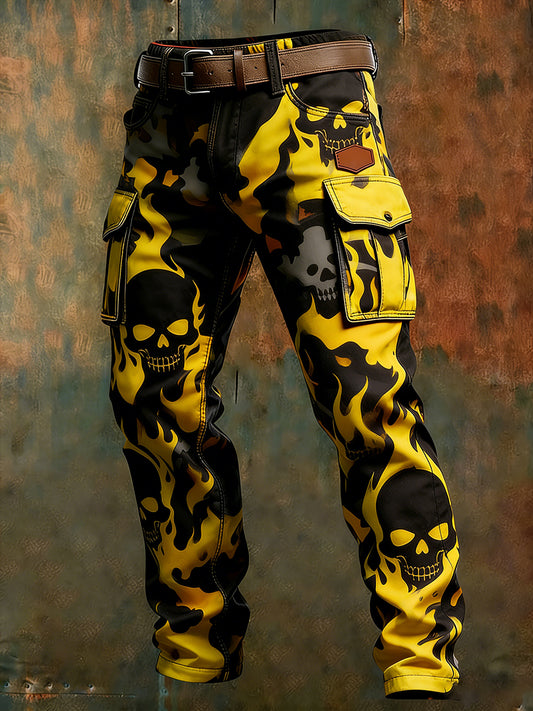 Mäns Retro Business Style Casual Work Byxor