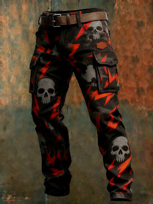 Mäns Retro Business Style Casual Work Byxor