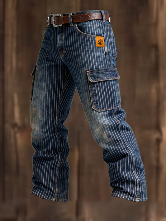 Mäns Retro Business Style Casual Work Byxor