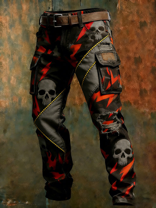 Mäns Retro Business Style Casual Work Byxor