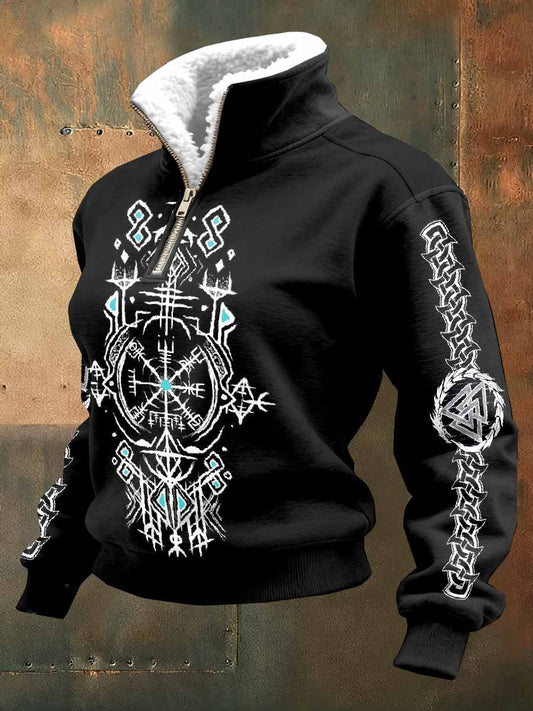 Vintage Viking Långärmad Tröja För Kvinnor.