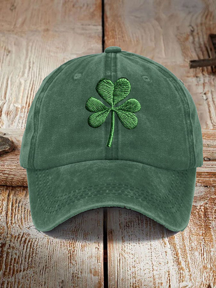 Unisex stressad bomull St. Patrick's Day hatt