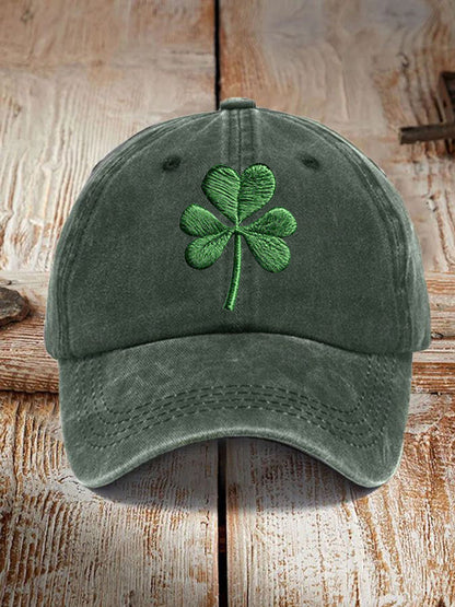 Unisex stressad bomull St. Patrick's Day hatt
