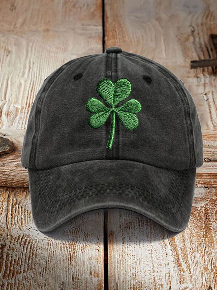 Unisex stressad bomull St. Patrick's Day hatt