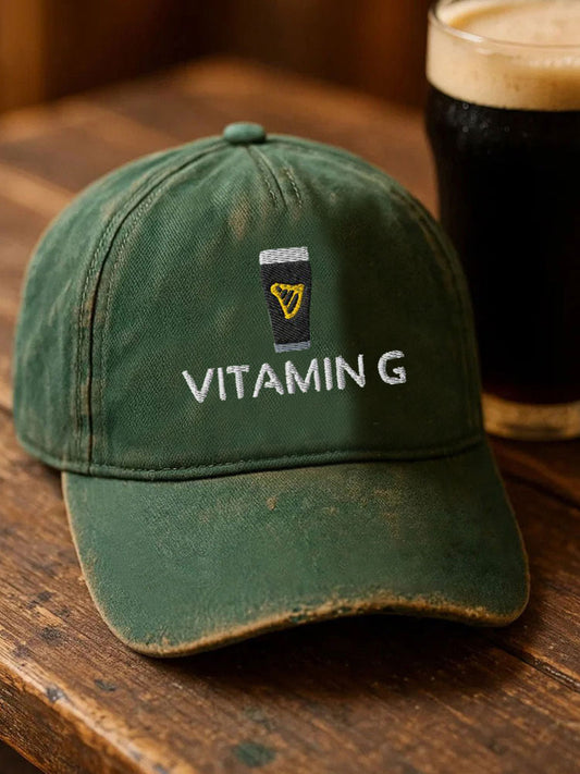 Unisex St. Patrick's Day Vitamin G Print hatt