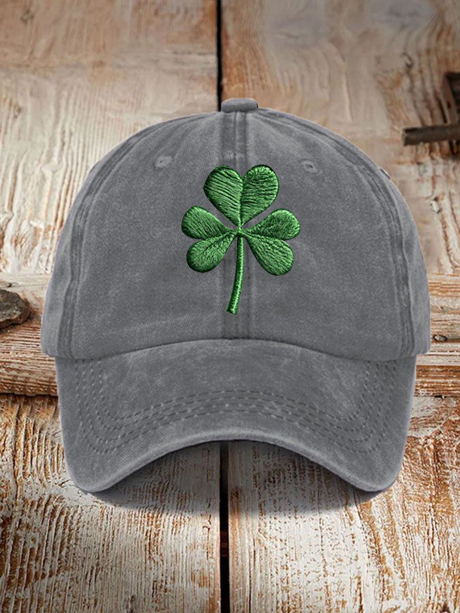 Unisex stressad bomull St. Patrick's Day hatt
